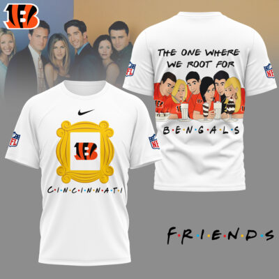Cincinnati Bengals | Premium NFL and F.R.I.E.N.D.S Fan 3D Shirt