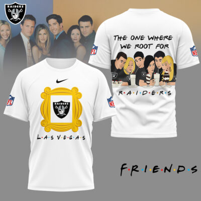 Las Vegas Raiders | Premium NFL and F.R.I.E.N.D.S Fan 3D Shirt