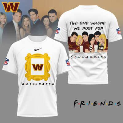 Washington Commanders | Premium NFL and F.R.I.E.N.D.S Fan 3D Shirt