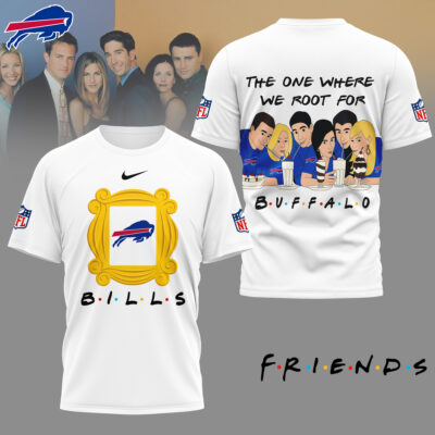 Buffalo Bills | Premium NFL and F.R.I.E.N.D.S Fan 3D Shirt