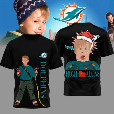 Miami Dolphins | Premium NFL and Home Alone Fan 3D Shirt