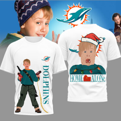Miami Dolphins | Premium NFL and Home Alone Fan 3D Shirt