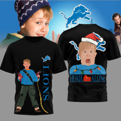 Detroit Lions | Premium NFL and Home Alone Fan 3D Shirt