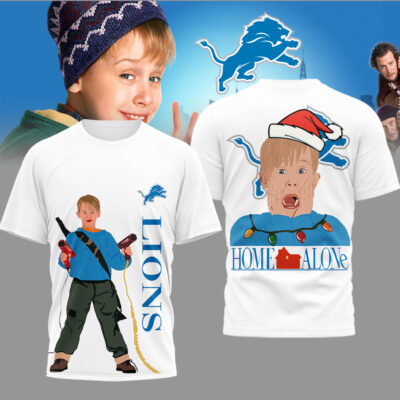 Detroit Lions | Premium NFL and Home Alone Fan 3D Shirt