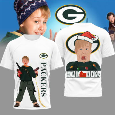 Green Bay Packers | Premium NFL and Home Alone Fan 3D Shirt