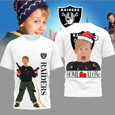 Las Vegas Raiders | Premium NFL and Home Alone Fan 3D Shirt