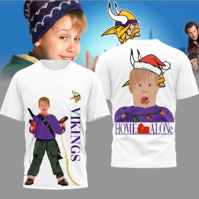 Minnesota Vikings | Premium NFL and Home Alone Fan 3D Shirt