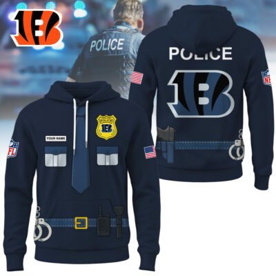 Cincinnati Bengals | Premium NFL Police Costume 3D Hoodie