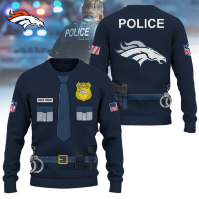 Denver Broncos | Premium NFL Police Costume 3D Hoodie
