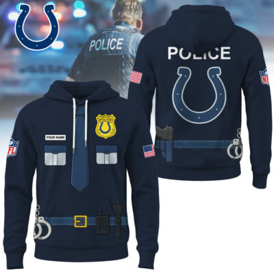 Indianapolis Colts | Premium NFL Police Costume 3D Hoodie