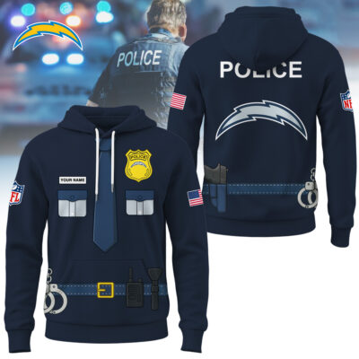 Los Angeles Chargers | Premium NFL Police Costume 3D Hoodie