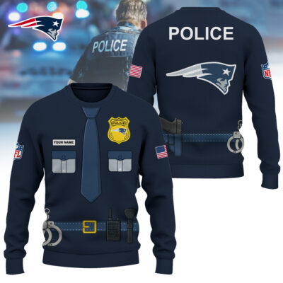 New England Patriots | Premium NFL Police Costume 3D Hoodie