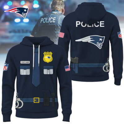 New England Patriots | Premium NFL Police Costume 3D Hoodie