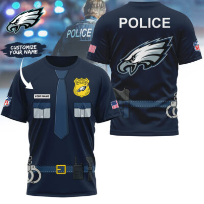 Philadelphia Eagles | Premium NFL Police Costume 3D Hoodie