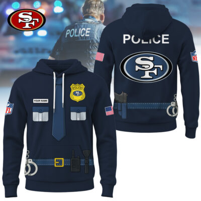 San Francisco 49ers | Premium NFL Police Costume 3D Hoodie