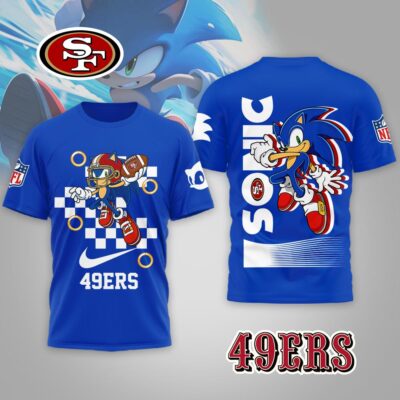 San Francisco 49ers | Premium NFL Sonic The Hedgehog 3D Shirt