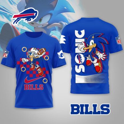 Buffalo Bills | Premium NFL Sonic The Hedgehog 3D Shirt