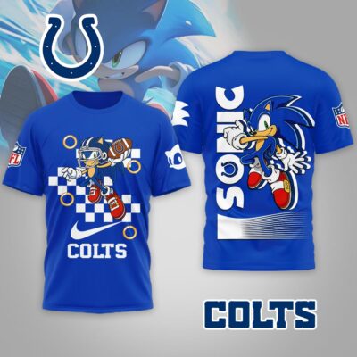 Indianapolis Colts | Premium NFL Sonic The Hedgehog 3D Shirt