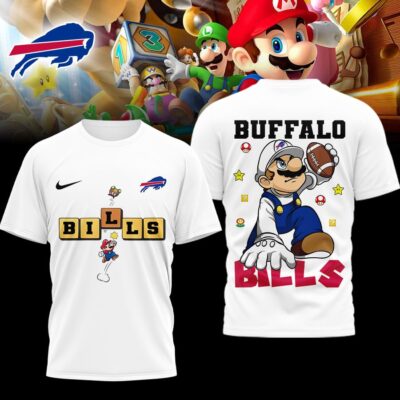 Buffalo Bills | Premium NFL Super Mario 3D Shirt