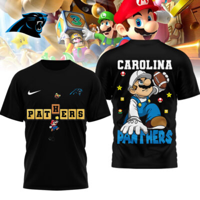 Carolina Panthers | Premium NFL Super Mario 3D Shirt