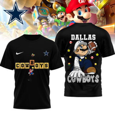 Dallas Cowboys | Premium NFL Super Mario 3D Shirt