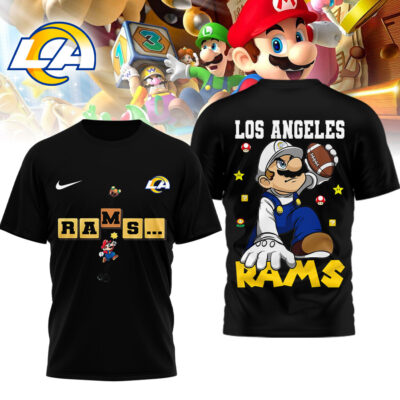 Los Angeles Rams | Premium NFL Super Mario 3D Shirt
