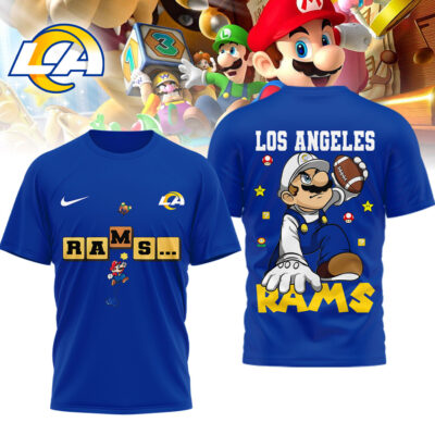 Los Angeles Rams | Premium NFL Super Mario 3D Shirt