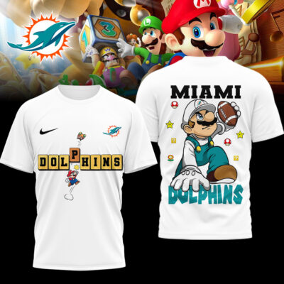 Miami Dolphins | Premium NFL Super Mario 3D Shirt