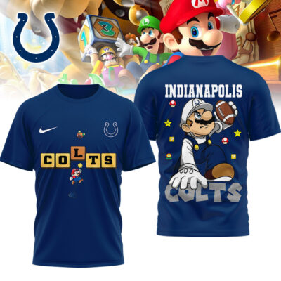 Indianapolis Colts | Premium NFL Super Mario 3D Shirt