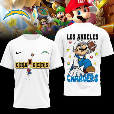 Los Angeles Chargers | Premium NFL Super Mario 3D Shirt