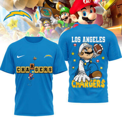 Los Angeles Chargers | Premium NFL Super Mario 3D Shirt