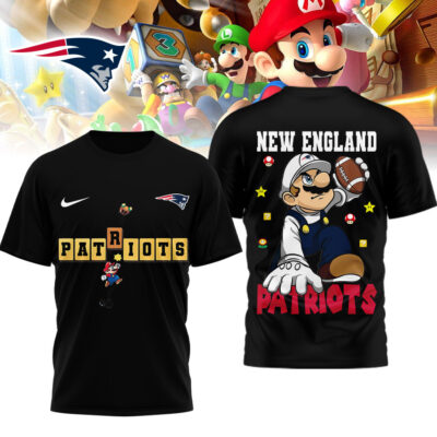 New England Patriots | Premium NFL Super Mario 3D Shirt