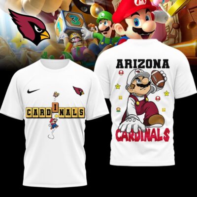 Arizona Cardinals | Premium NFL Super Mario 3D Shirt