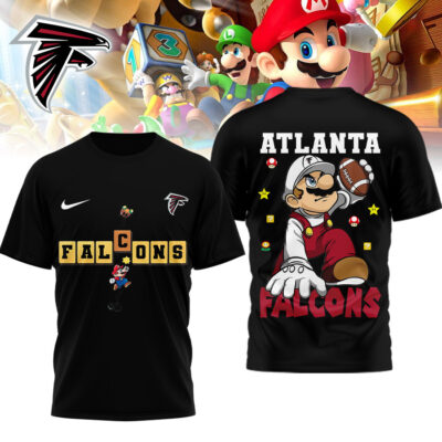 Atlanta Falcons | Premium NFL Super Mario 3D Shirt