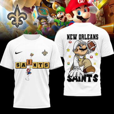 New Orleans Saints | Premium NFL Super Mario 3D Shirt