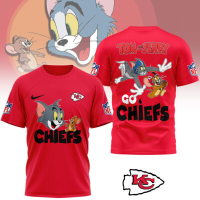 Kansas City Chiefs | Premium NFL Tom And Jerry 3D Shirt