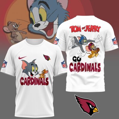 Arizona Cardinals | Premium NFL Tom And Jerry 3D Shirt