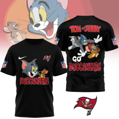 Tampa Bay Buccaneers | Premium NFL Tom And Jerry 3D Shirt