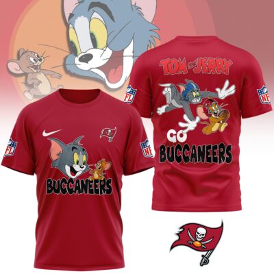 Tampa Bay Buccaneers | Premium NFL Tom And Jerry 3D Shirt