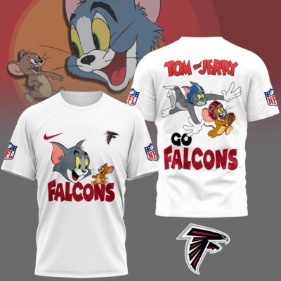 Atlanta Falcons | Premium NFL Tom And Jerry 3D Shirt