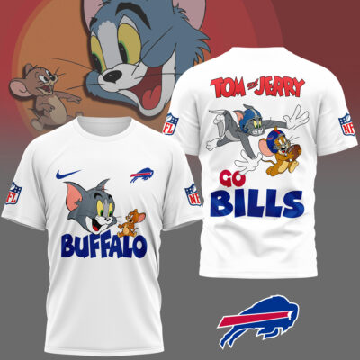 Buffalo Bills | Premium NFL Tom And Jerry 3D Shirt