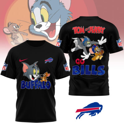 Buffalo Bills | Premium NFL Tom And Jerry 3D Shirt