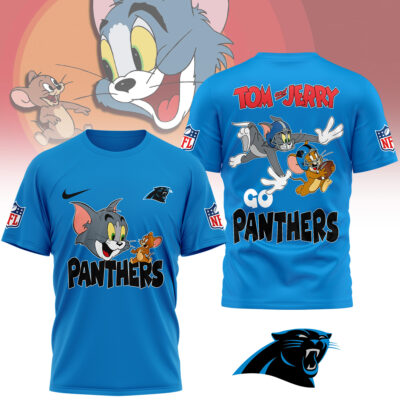 Carolina Panthers | Premium NFL Tom And Jerry 3D Shirt