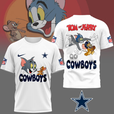 Dallas Cowboys | Premium NFL Tom And Jerry 3D Shirt