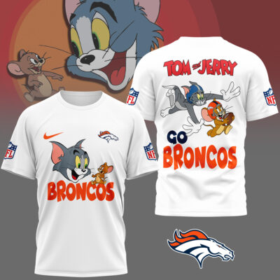 Denver Broncos | Premium NFL Tom And Jerry 3D Shirt