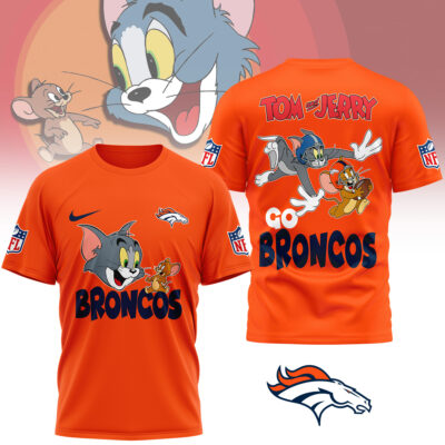 Denver Broncos | Premium NFL Tom And Jerry 3D Shirt