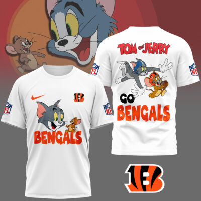Cincinnati Bengals | Premium NFL Tom And Jerry 3D Shirt