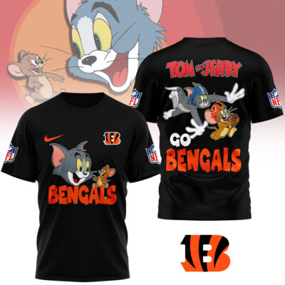 Cincinnati Bengals | Premium NFL Tom And Jerry 3D Shirt