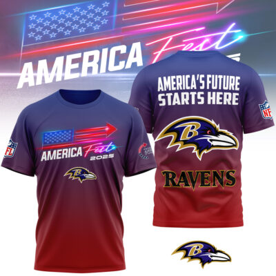 Baltimore Ravens | Premium NFL American Fest 2025 3D Shirt