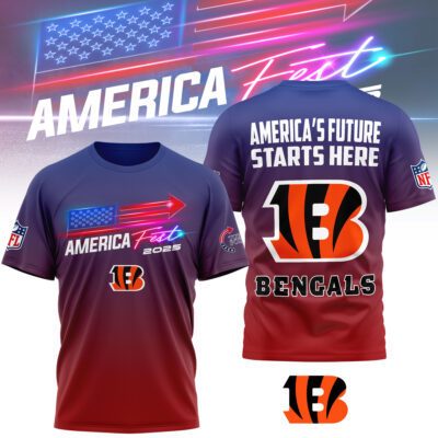 Cincinnati Bengals | Premium NFL American Fest 2025 3D Shirt
